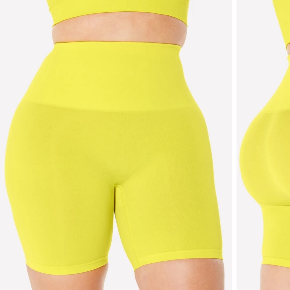 Yitty Nearly Naked Shaping High Waist Short NWT Unstoppable Yellow